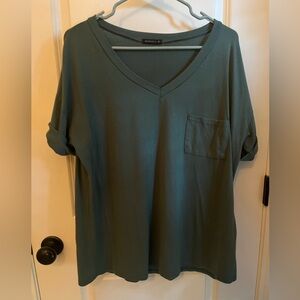 Merona Forest Green Boxy Short Sleeve T-Shirt size XL